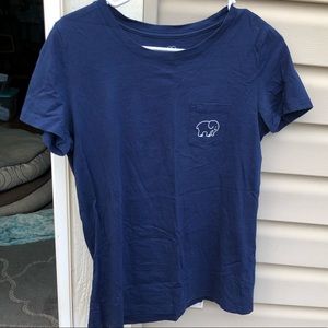 Ivory Ella navy blue lacrosse T-shirt